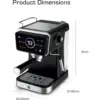 RKW0052_1 Swan Pump Digital Coffee Machine