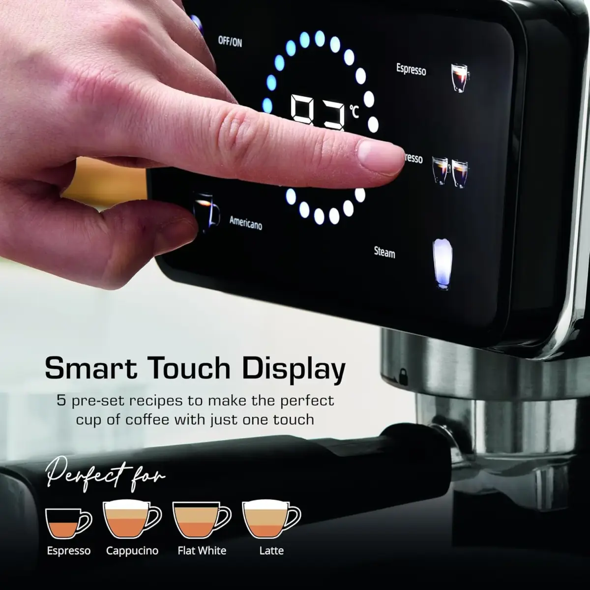 RKW0052_3 Swan Pump Digital Coffee Machine
