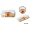 Coco & Gray Highland Cow Tea Tray 26x14cm