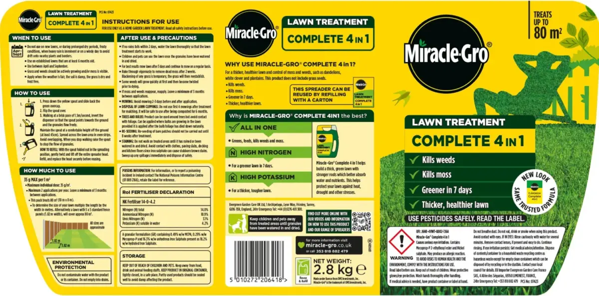 Micacle Gro Complete 4 in 1 With Spreader
