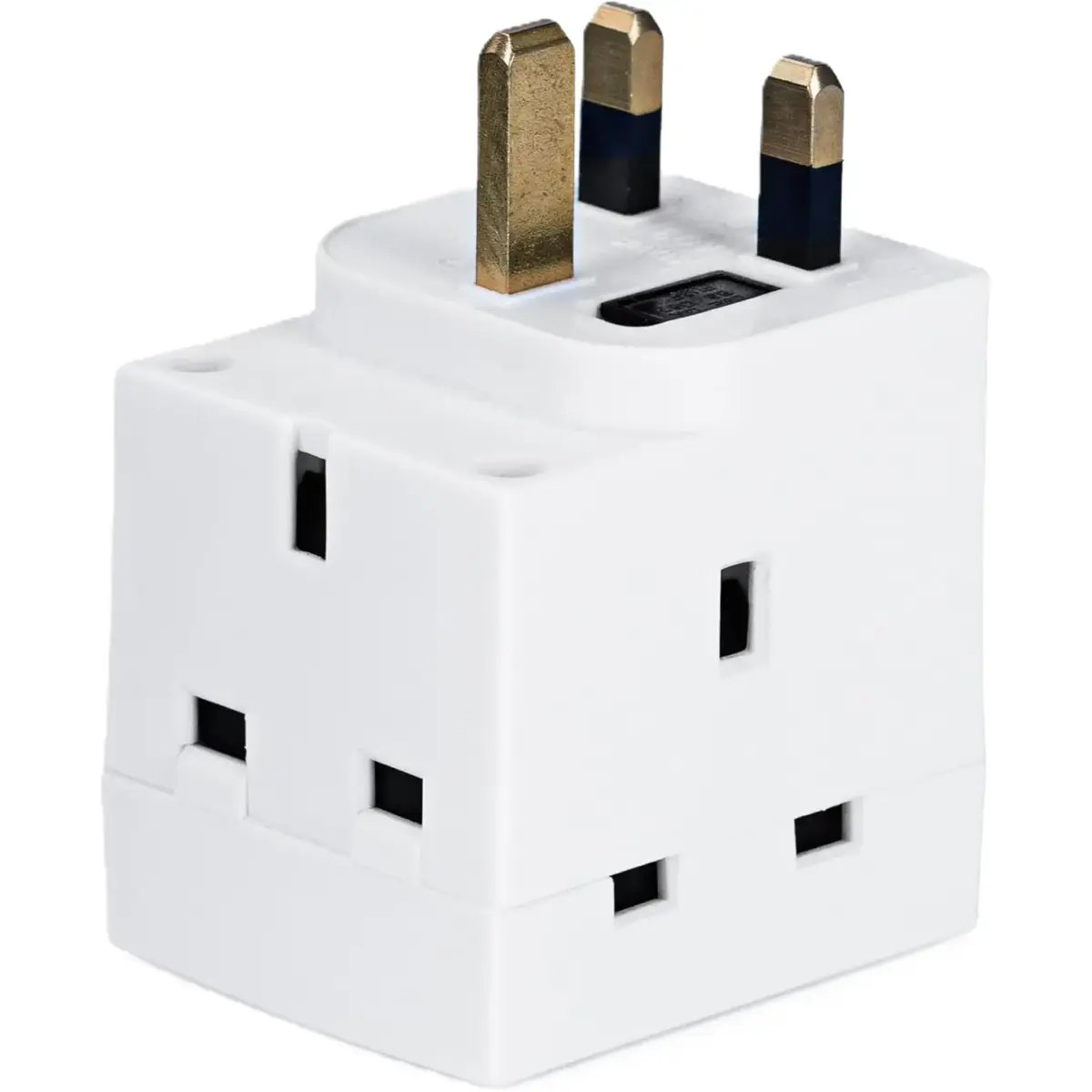 STT6506 Status Way Block Adaptor White 12w 2 x USB A&C Charging Ports pk1