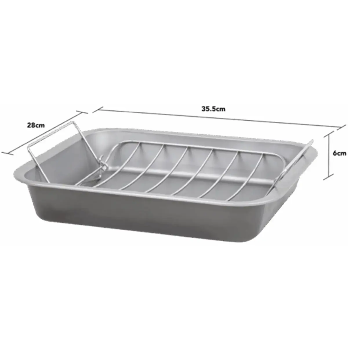 Baker & Salt Non-Stick Roaster & Rack