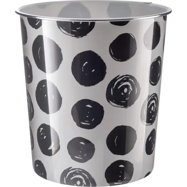 New Dots Waste Bin 7.7Ltr