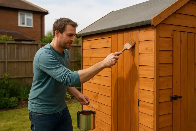 Shed, Fence & Decking