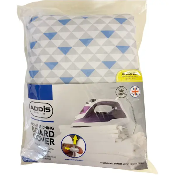 Addis Medium Perfect Ironing Board Cover 110 x 35cm