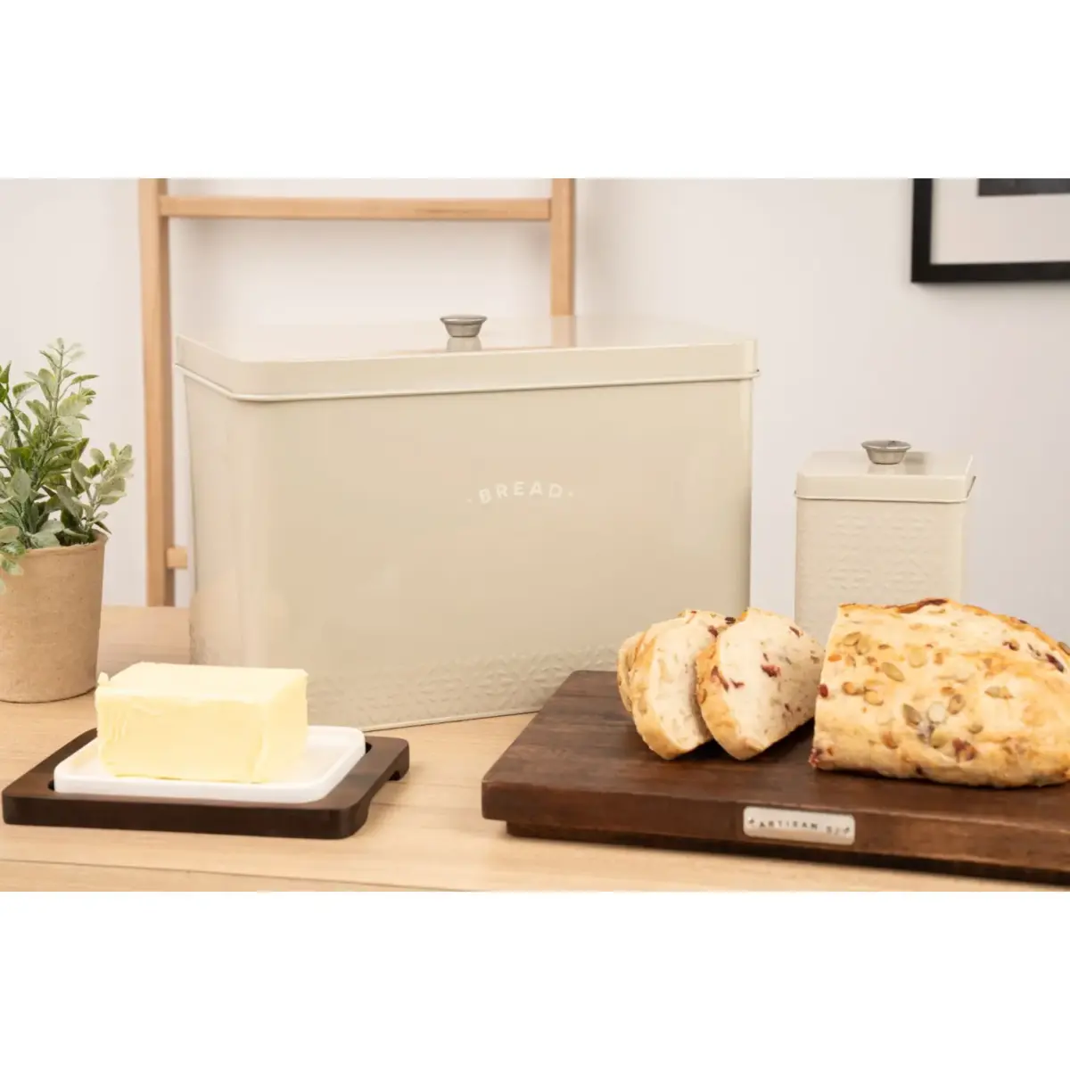 CEB0100_3 Artisan Street Bread Storage Bin Stone