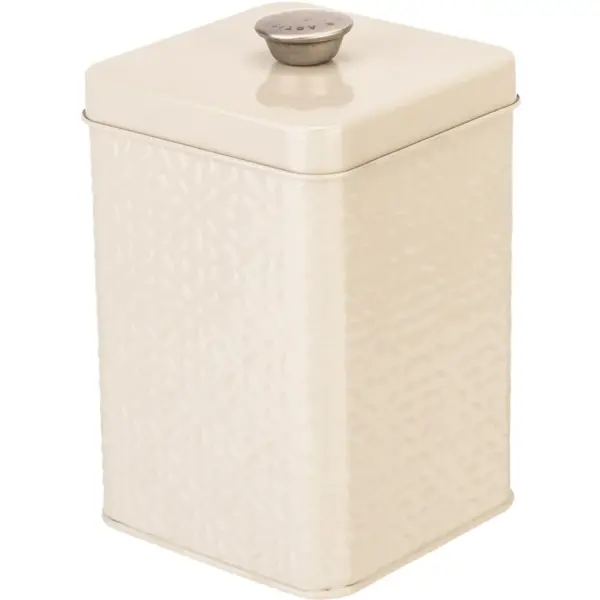 CEB0110_1 Artisan Street Embossed Storage Canister Stone