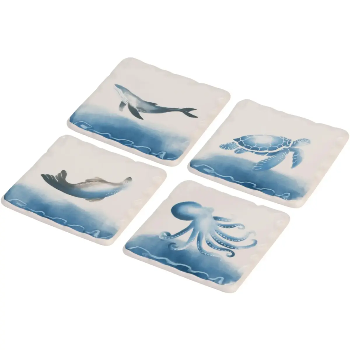 CEB0143_6 The Coast Ceramic Coasters 4Pk