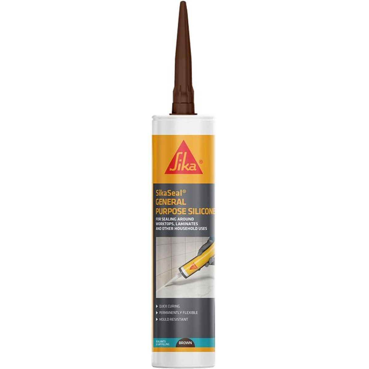 EVB0252 Sika General Purpose Silicone Brown