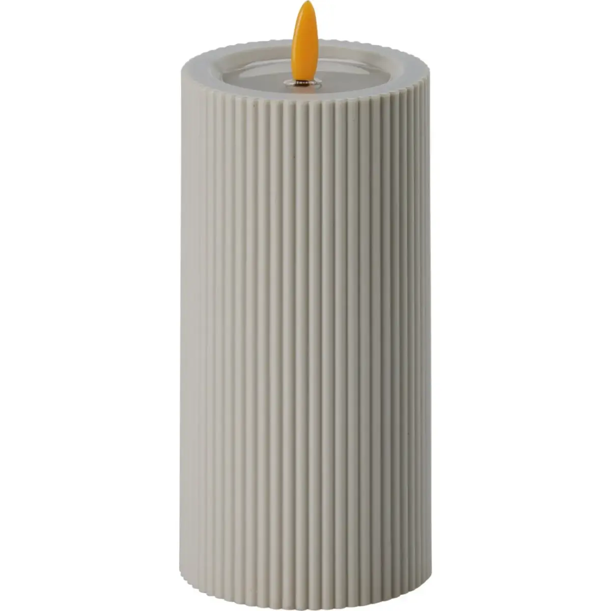KPN0631 LED Candle Off White 15x7.5cm
