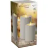 KPN0631_1 LED Candle Off White 15x7.5cm
