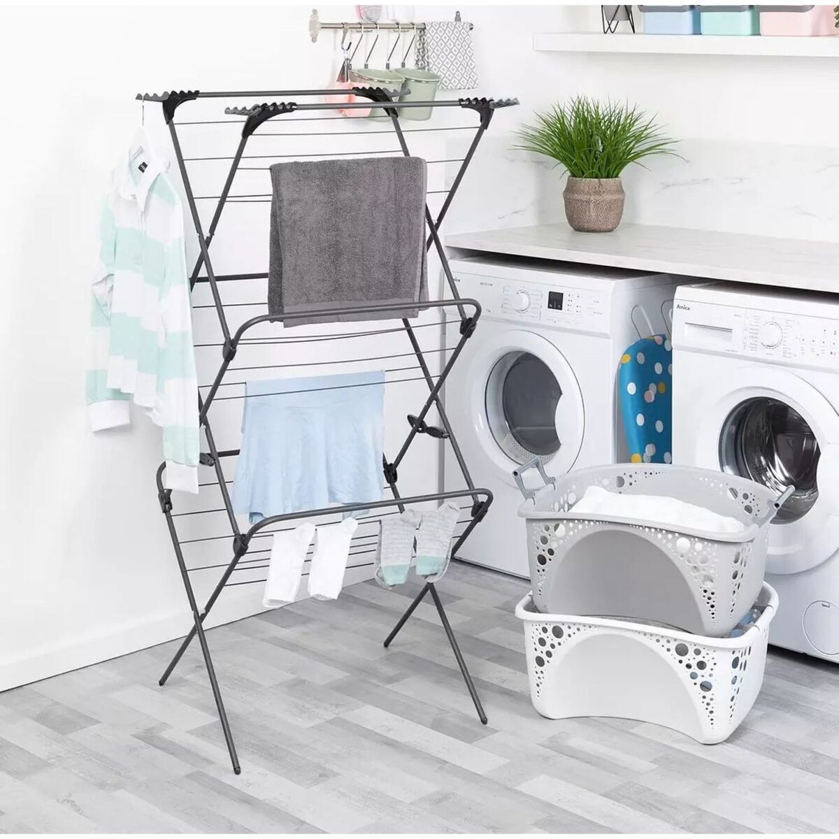 MKY0090_2 Minky Premium 3 Tier Airer 21m Capacity