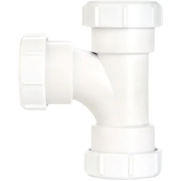 Securplumb 40mm Multifit Swept Tee White