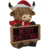 Three Kings Highland Cow Merry Christmas