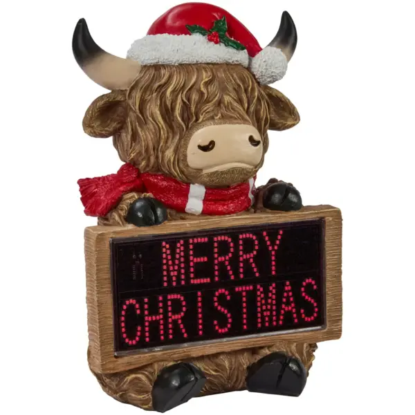 Three Kings Highland Cow Merry Christmas