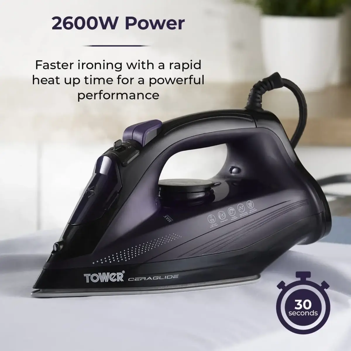 Tower Steam Iron 2600w