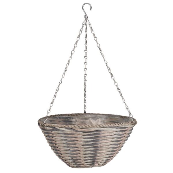SMA0147 Smart Garden Hanging Basket Rattan Oceana 14"