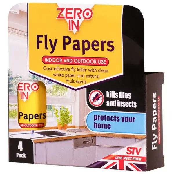 Zero In Fly Papers Killer Strips (4)