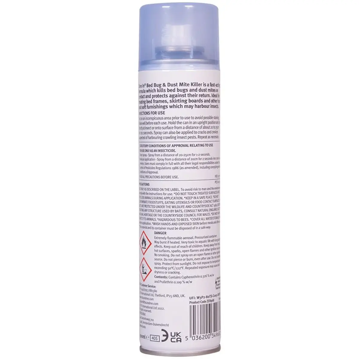 Zero In Bed Bugs Killer Spray 300ml