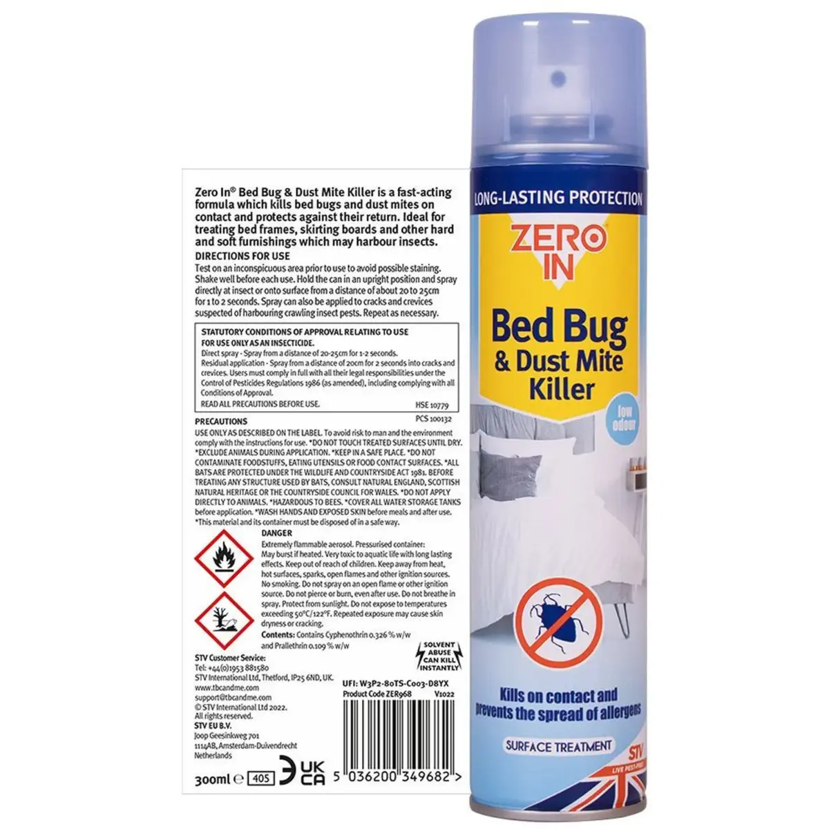 Zero In Bed Bugs Killer Spray 300ml