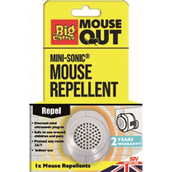 SVI0160 Big Cheese Mini-Sonic Mouse Repeller
