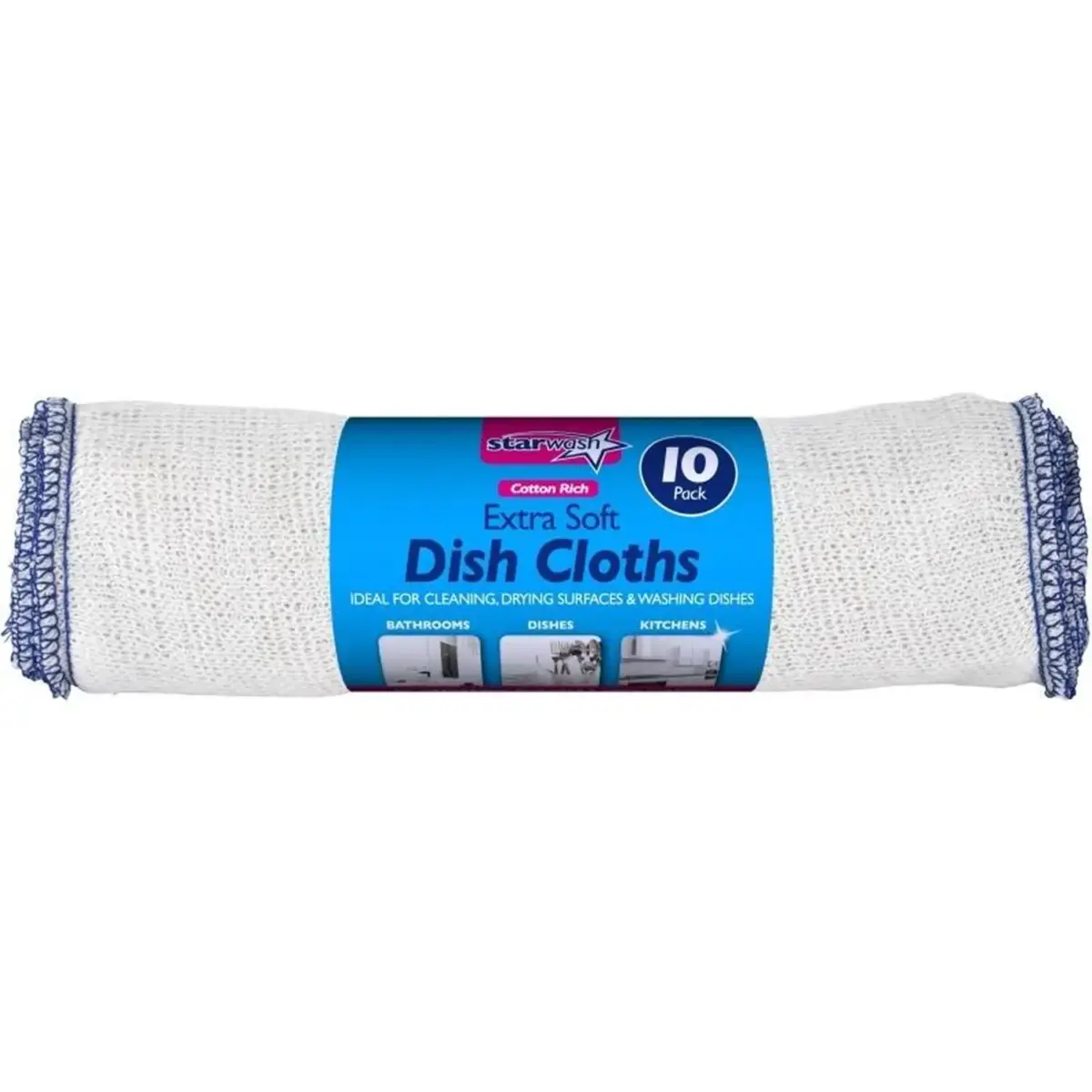Nausha Home Stockinette Dish Cloths 10 Pack