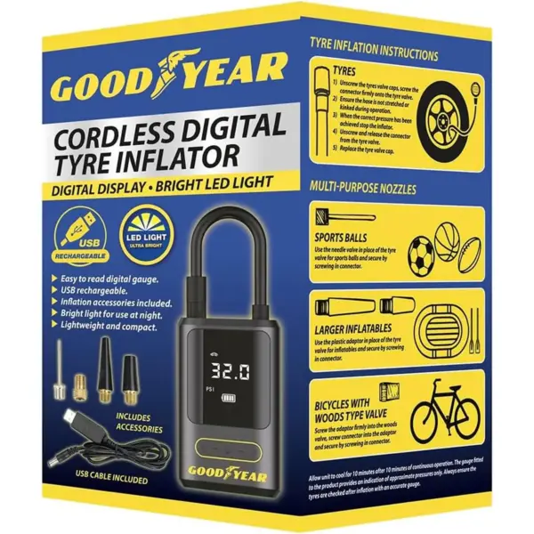 GOODYEAR Cordless Tyre Inflator