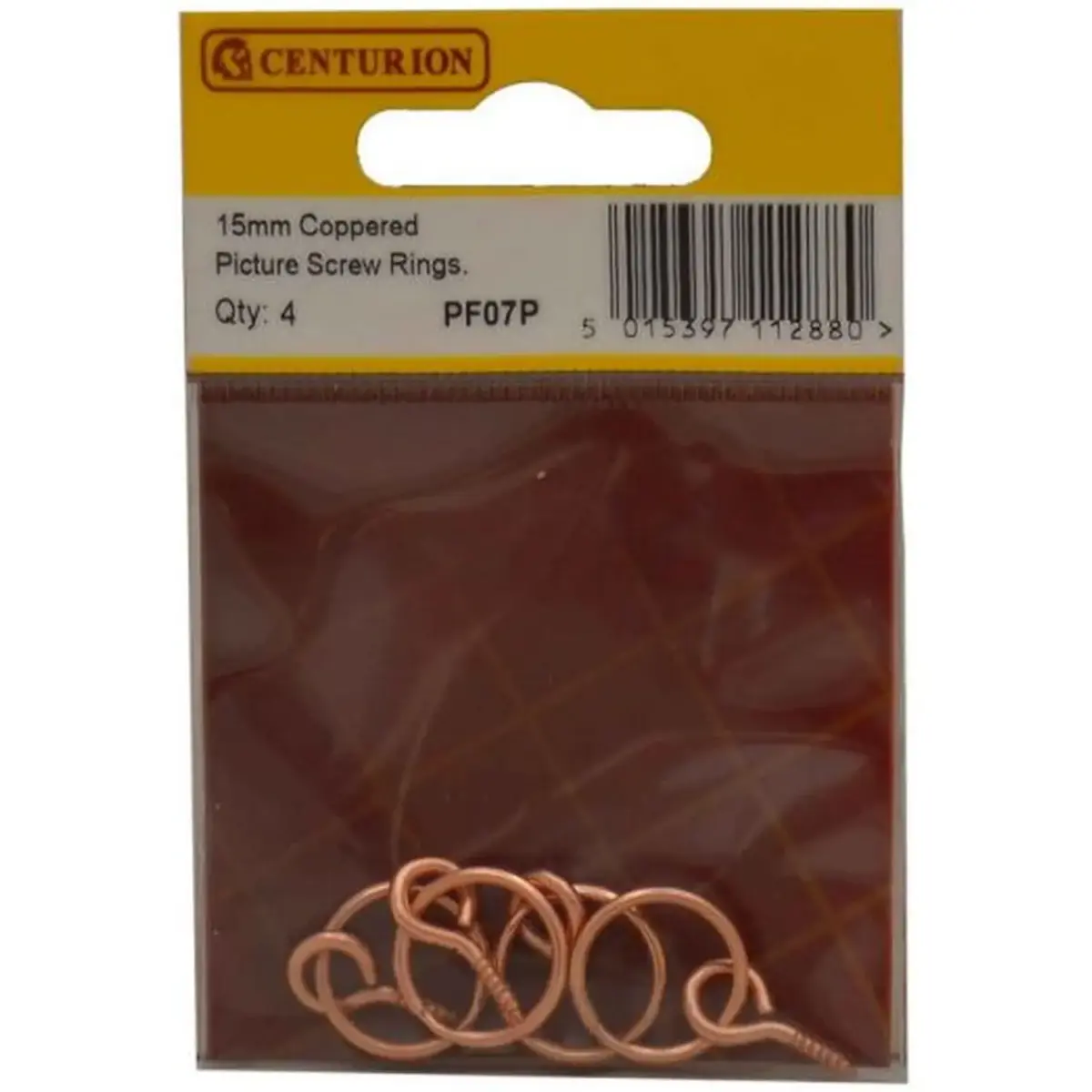 Centurion No.4 Screw Eye & Ring Pack of 4