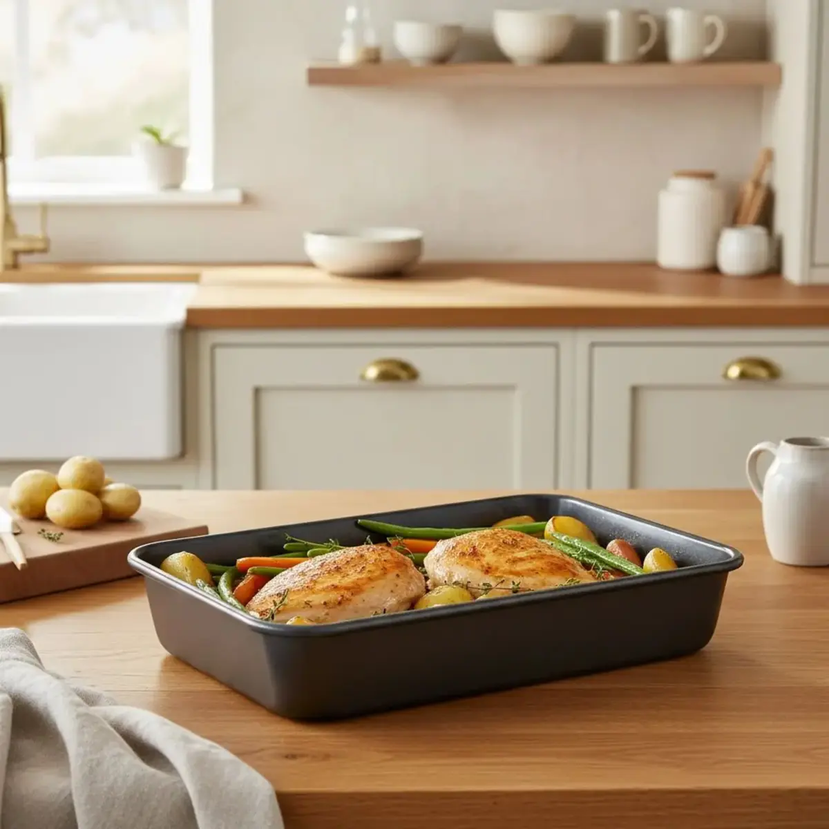 EGL0618_2 ProCook Roasting Tin Medium
