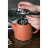 GRU0140_2 Cafe Ole Kelham Teapot Red 600ml