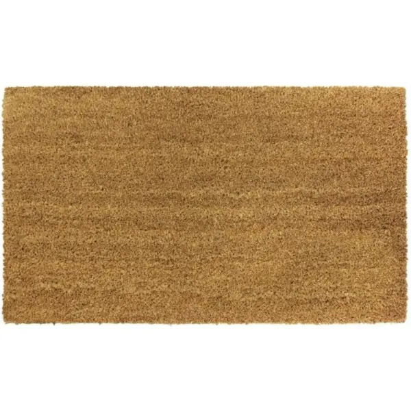 JVL Manor Plain Coir Doormat 70x40cm