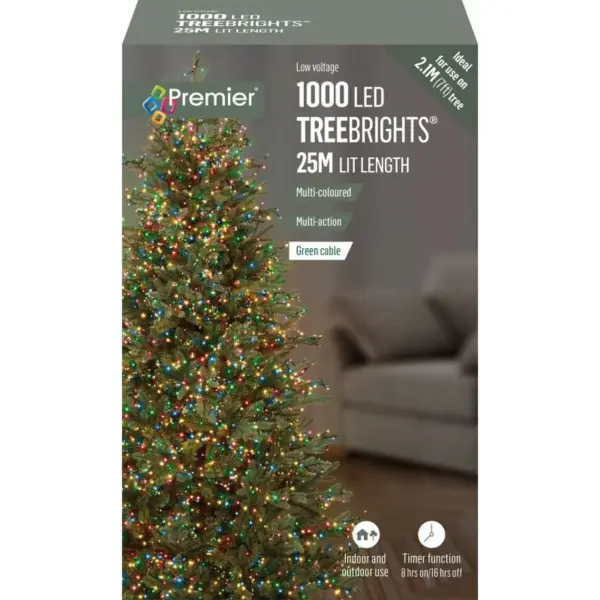 Premier 1000 LED TreeBrights Multi-Colour