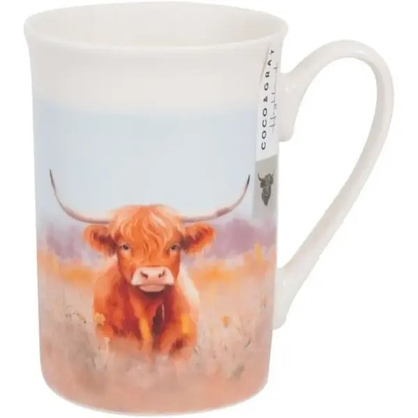 RSW0112 Coco & Gray Highland Cow Mug