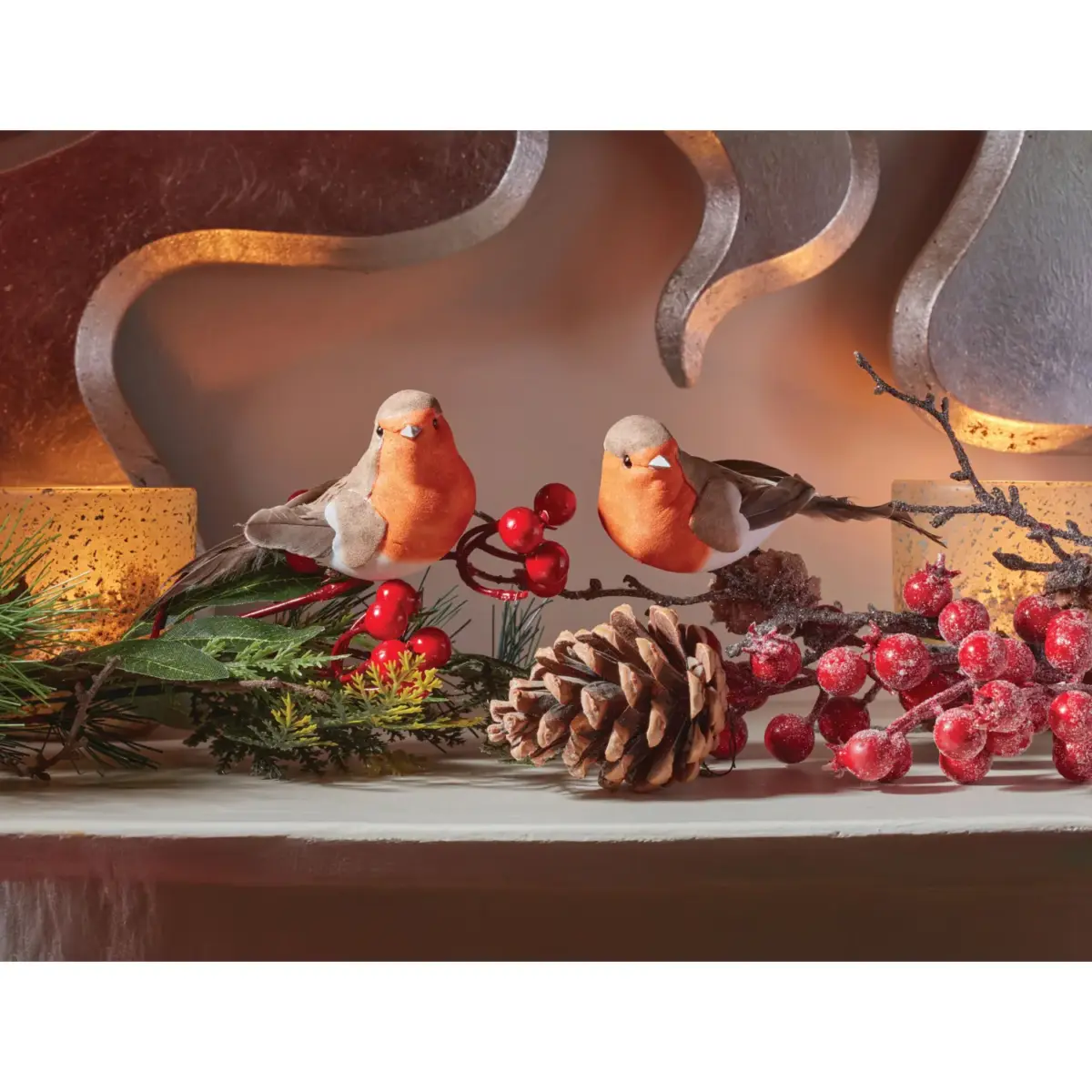 Three Kings Robin Decor 2 Pack