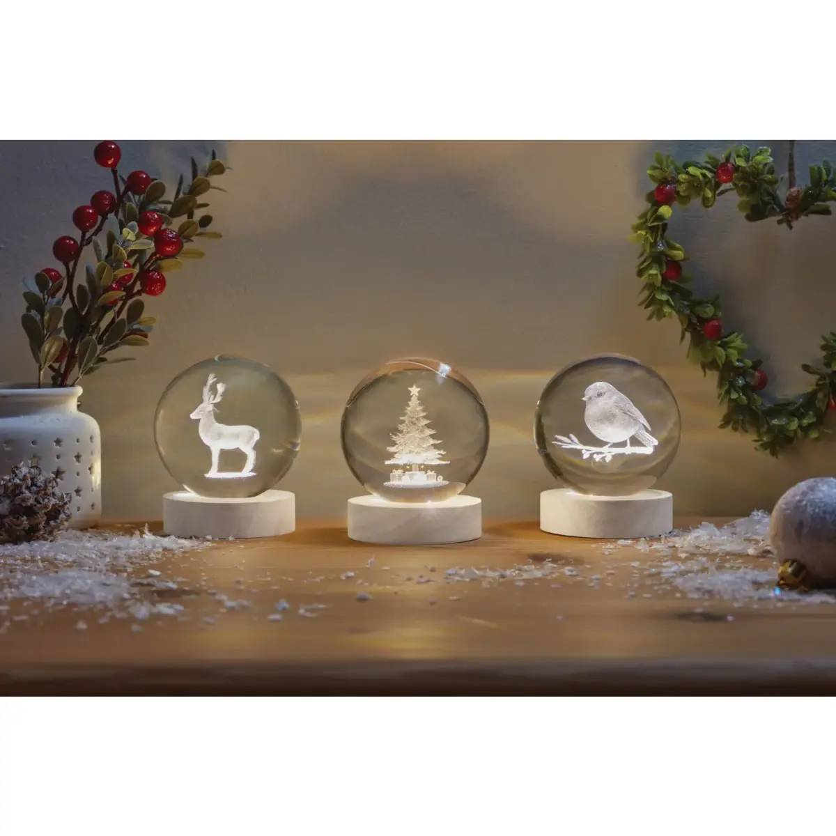 Three Kings InLit Globall Tree 10cmI