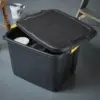 STR0370_2 Strata Heavy Duty Storage Box & Lid 42 Litres