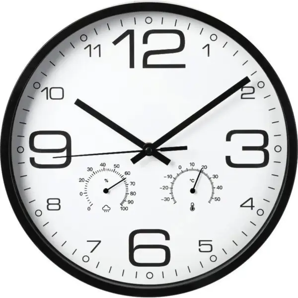 KPN0437 Wall Clock Weatherstation