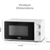 Tower T24044WHT Microwave 800w 20 Litre White
