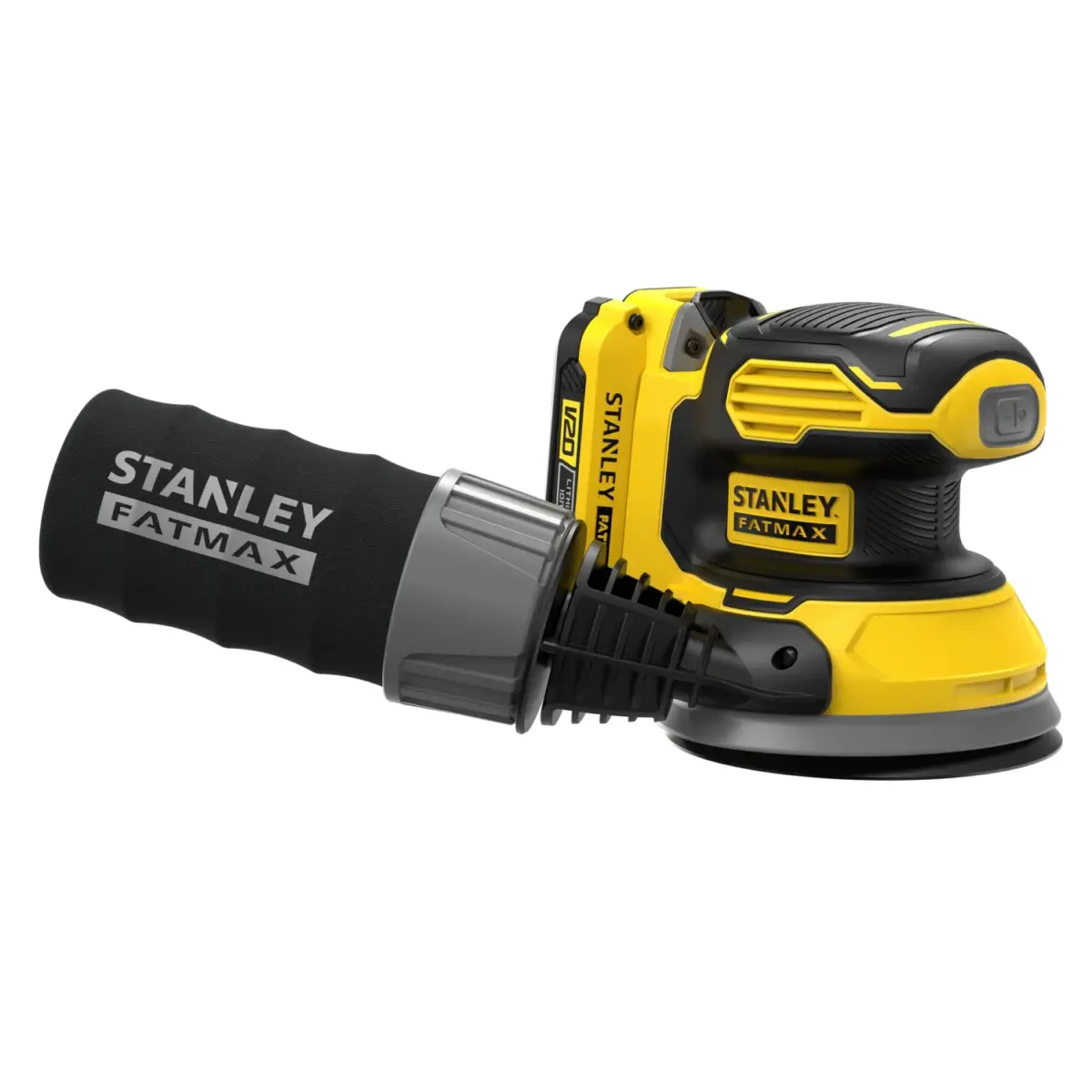 Stanley Fatmax V20 18V 125mm random orbit sander SFMCW220 with dust bag Stanley Fatmax V20 18V 125mm random orbit sander SFMCW220 with dust bag