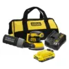 Stanley Fatmax random orbit sander kit with 2.0Ah battery, charger and soft bag Stanley Fatmax random orbit sander kit with 2.0Ah battery, charger and soft bag