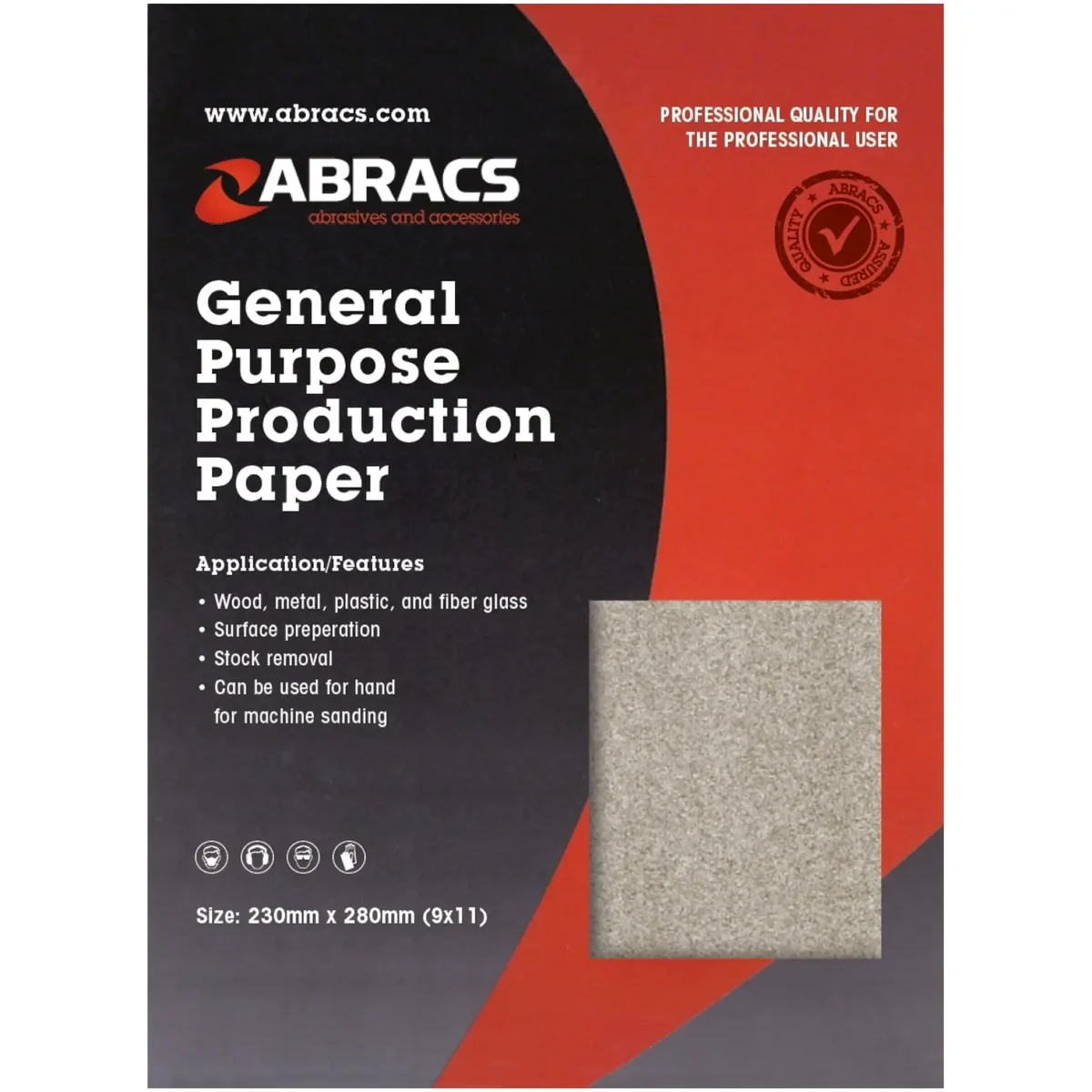 Abracs Sandpaper  (S2) (40 Grit) - Image 1