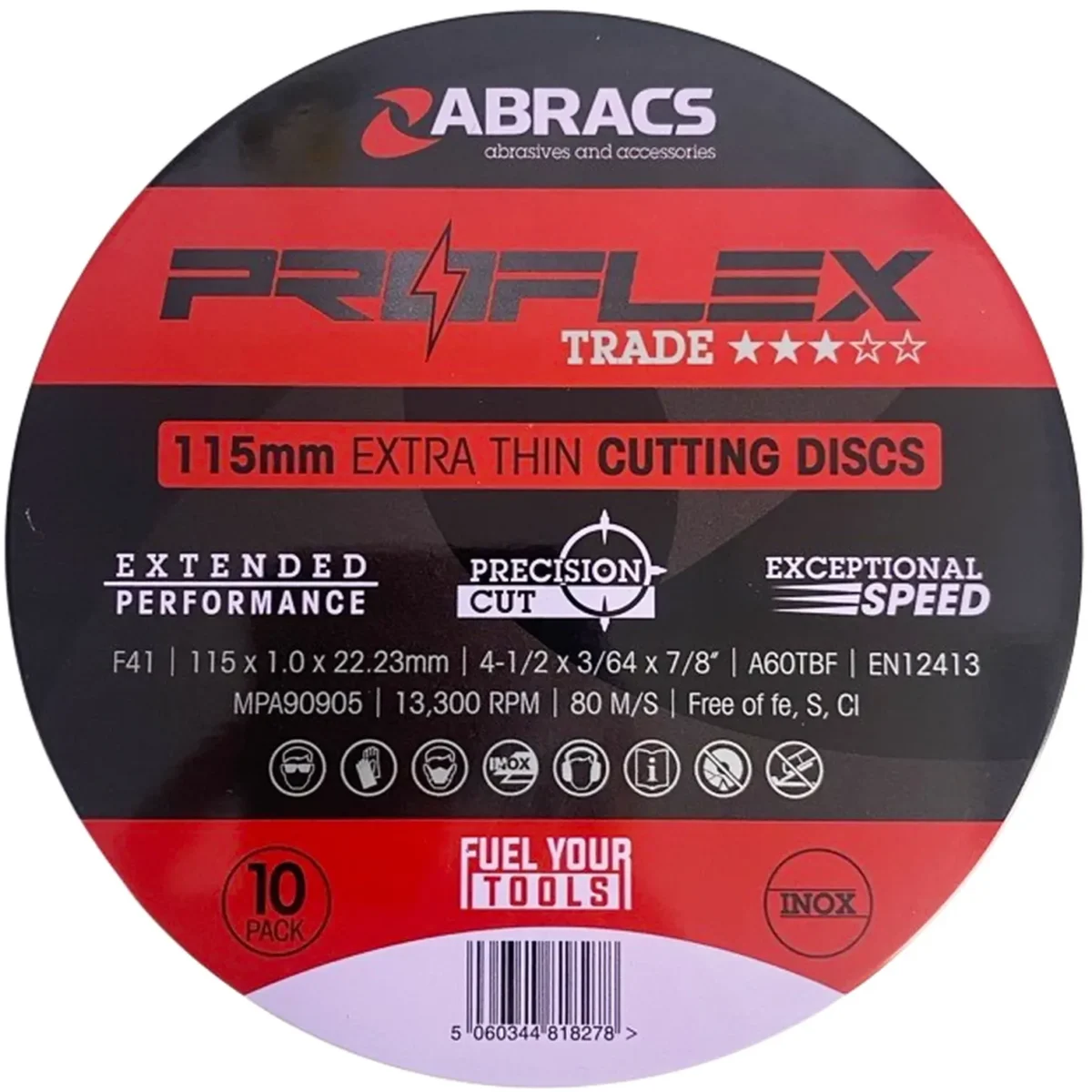 Abracs  Metal Cutting Disc 115mmx1mm - Image 1