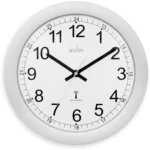 Acctim Formia Radio Controlled Wall Clock Silver 30cm