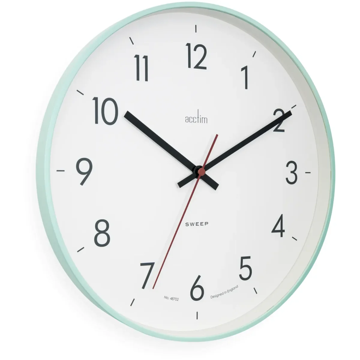 Aster Mint Humbug Wall Clock 30cm - Image 3