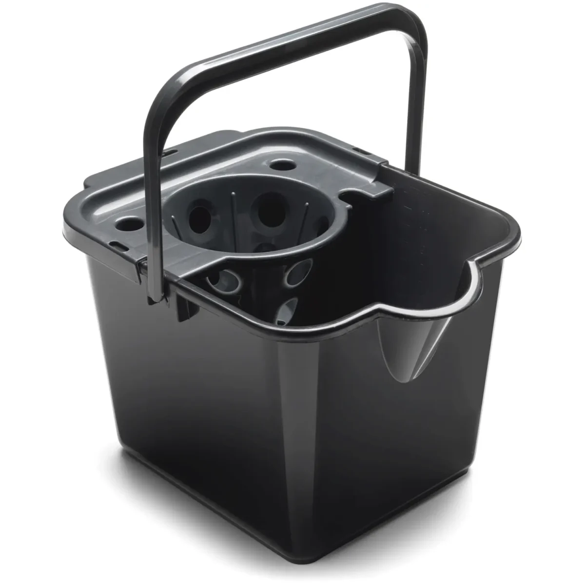 Addis Black Mop Bucket With Wringer - Image 1