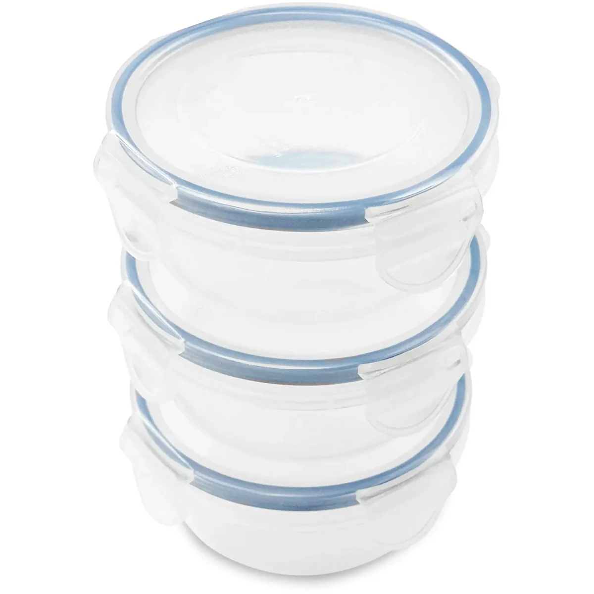Addis Round Clip Tight Storage Set 3 Pack 300ml - Image 1