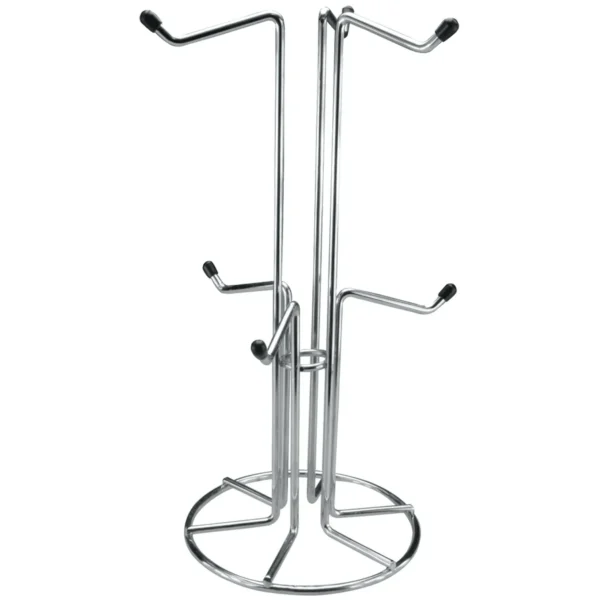 Apollo Chrome 6 Cup Mug Tree