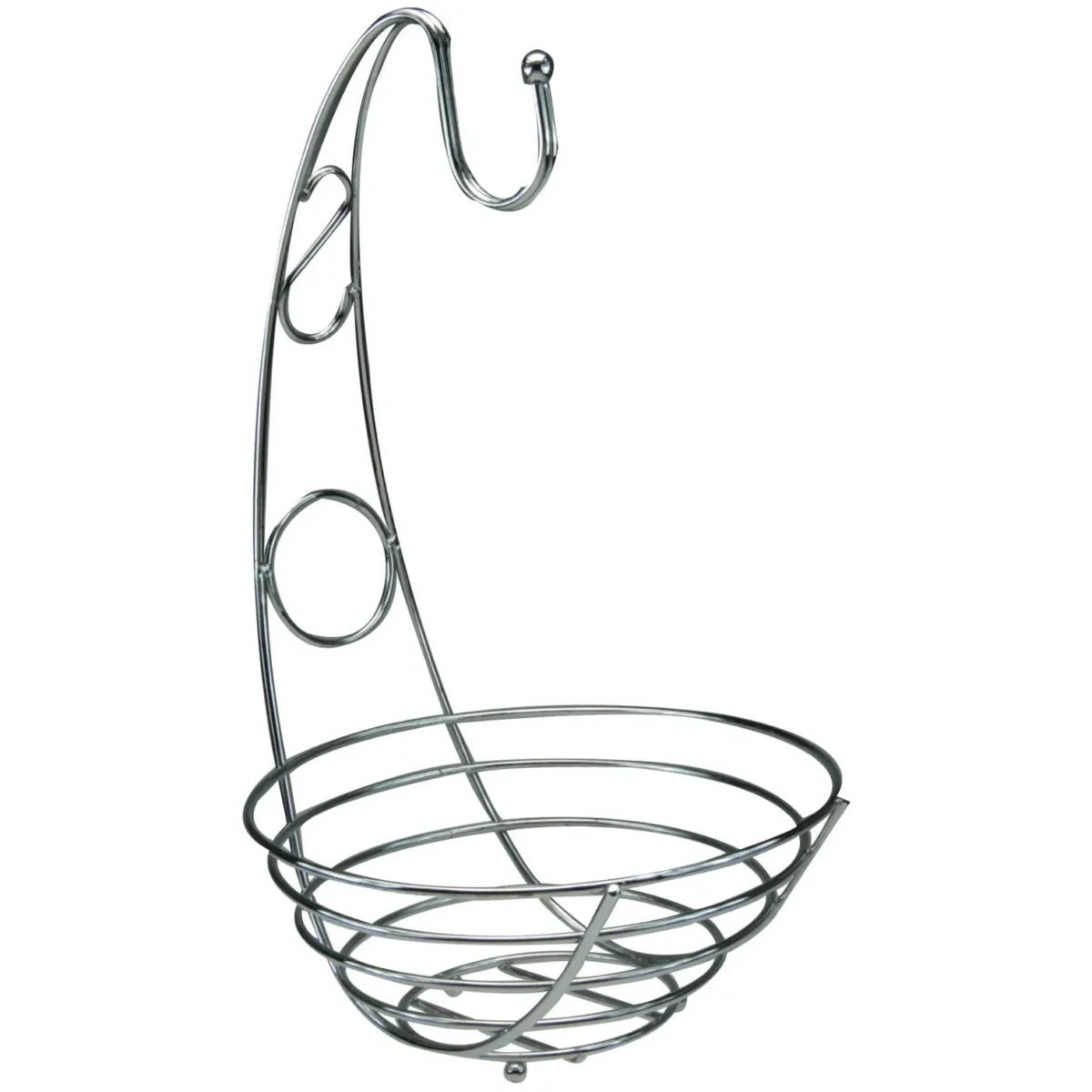 Apollo Chrome Banana Tree Fruit Bowl - Image 1