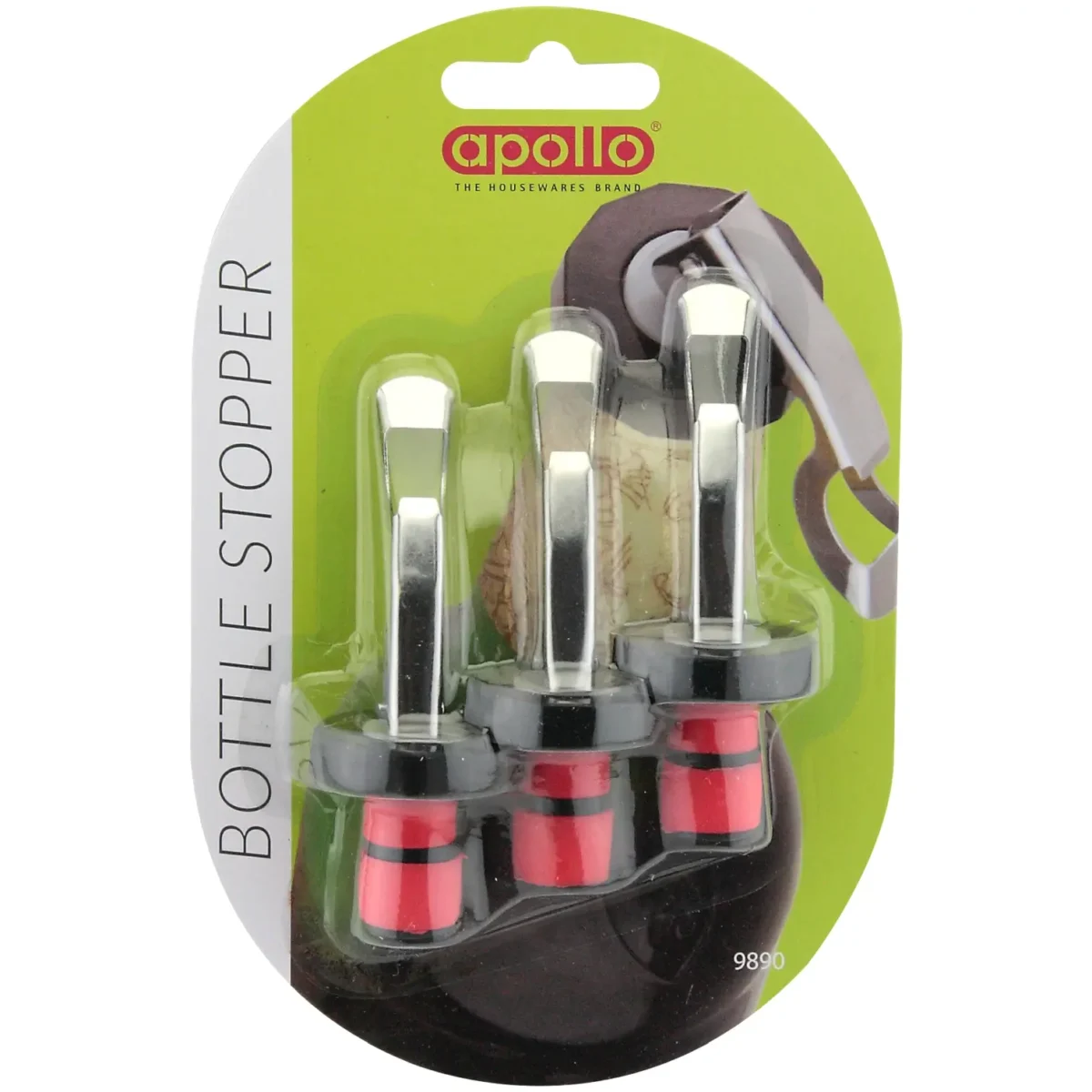 Apollo Bottle Stoppers Card of 3 - Image 2