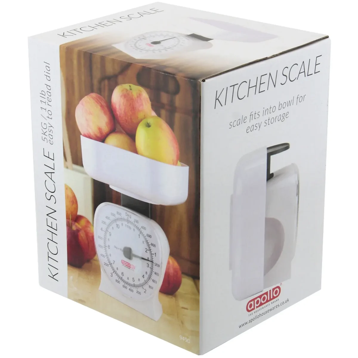 Apollo Kitchen Scale White 5kg - Image 2